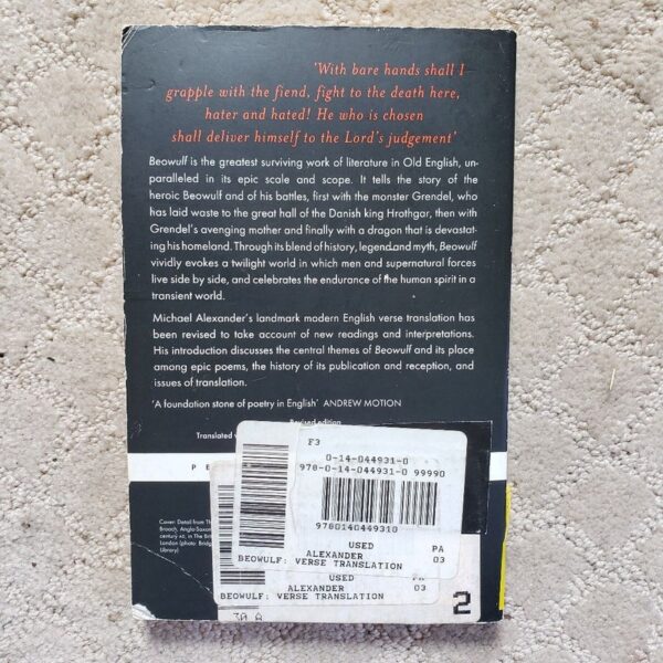 Beowulf: A Verse Translation (Penguin Books Edition Reprint, 2003) - Image 3