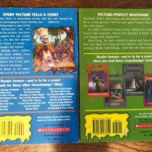 Lot Of (2) RARE Unnumbered GOOSEBUMPS Say Cheese And Die! Vintage Teen Horror Series