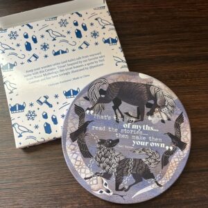 Owlcrate Neil Gaiman Ceramic Trivet