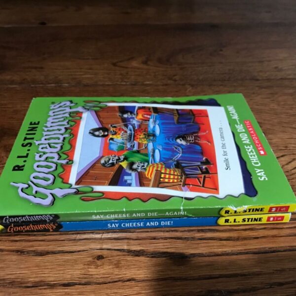 Lot Of (2) RARE Unnumbered GOOSEBUMPS Say Cheese And Die! Vintage Teen Horror Series - Image 2